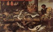 Frans Snyders Fish Stall Germany oil painting artist